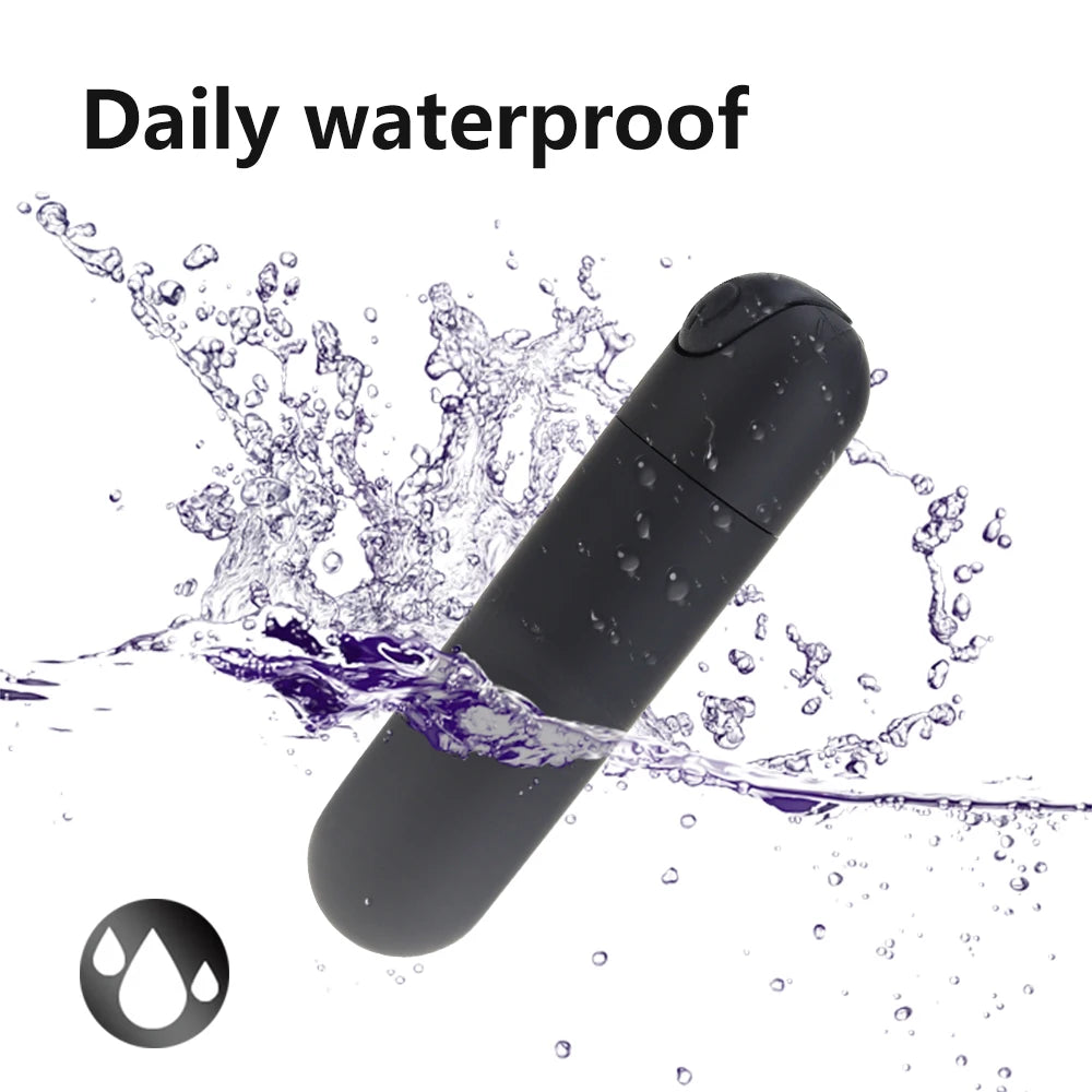 Bullet Vibrator Clitoris and G-Spot Stimulator Nipple Vibrate Massager Vibrating Wand Orgasm Vagina Dildo 10 Speeds for Travel