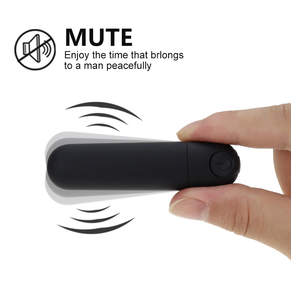 Bullet Vibrator Clitoris and G-Spot Stimulator Nipple Vibrate Massager Vibrating Wand Orgasm Vagina Dildo 10 Speeds for Travel